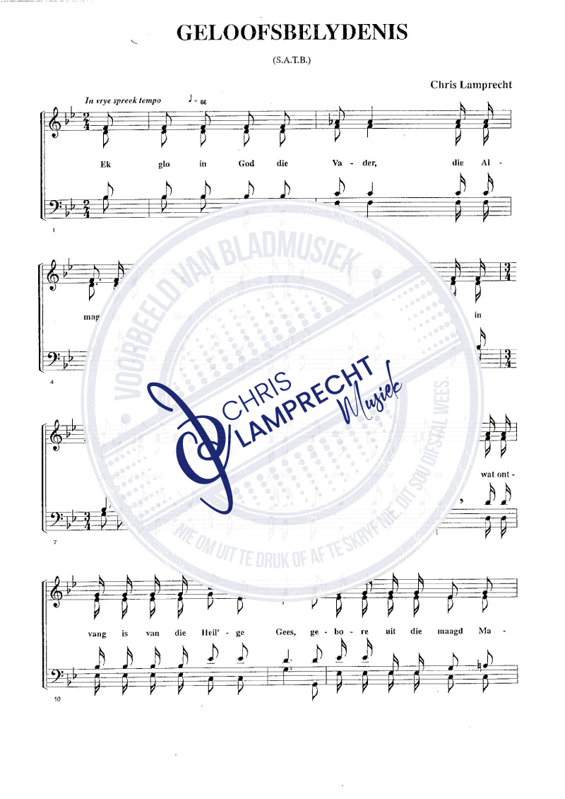 Chris-Lamprecht-Geloofsbelydenis-SATB