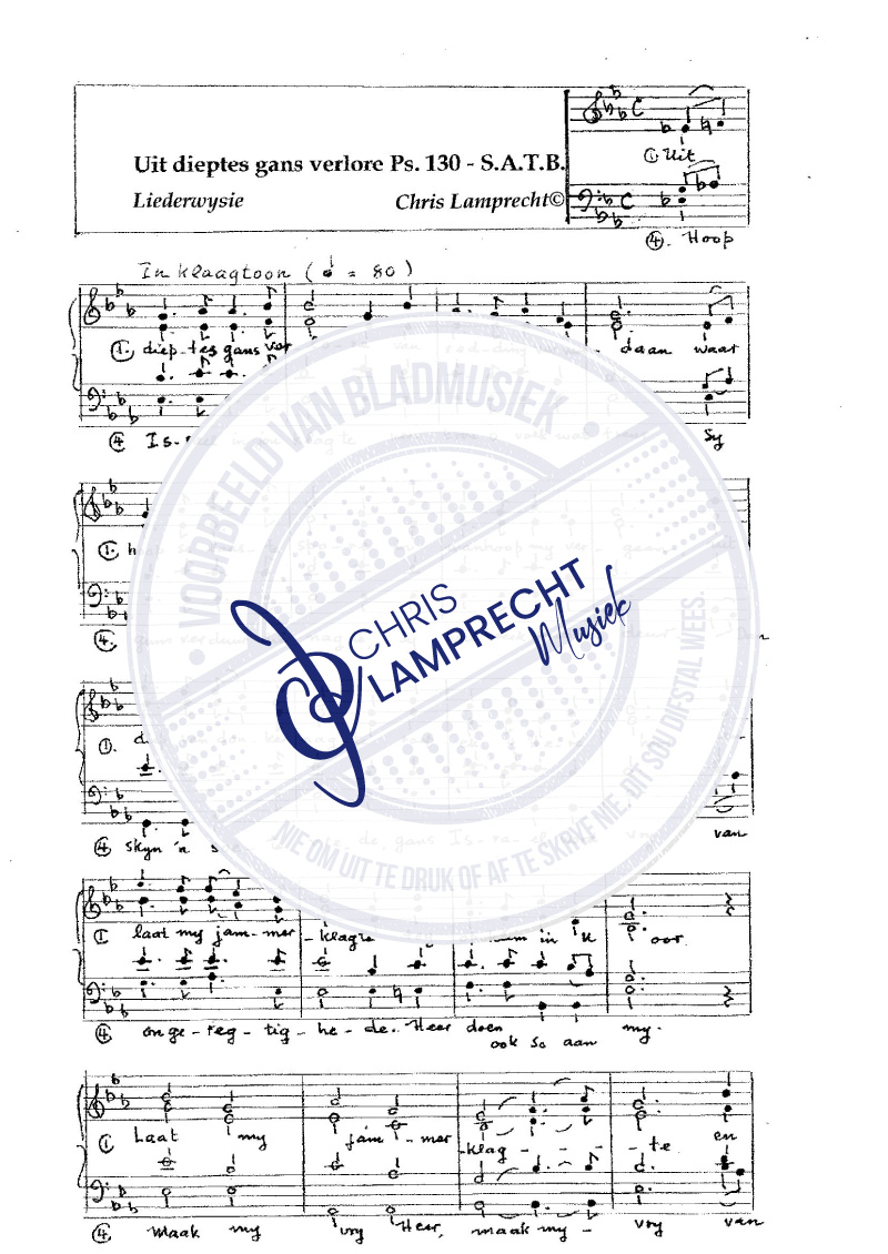 Chris-Lamprecht-Uit-dieptes-gans-verlore-SATB-m.s