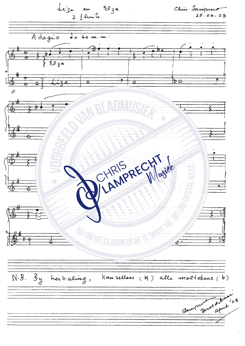 Chris-Lamprecht-Aria-Lize-en-Elza-Duet-beginners-fluit-p1